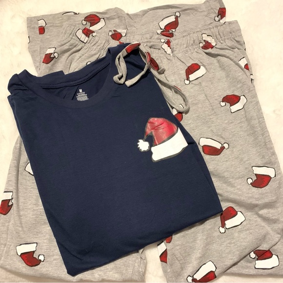 Men’s 2-Piece Holiday Sleepwear Set Basic Resources Hohoho Collection New - Picture 5 of 7